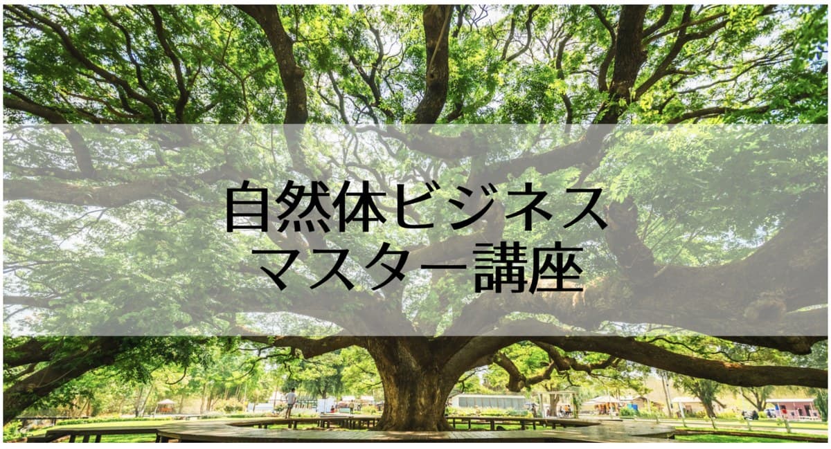 自然体ビジネス構築マスター講座
